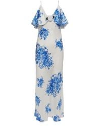 Rodarte - Floral Silk Slip Dress - Lyst