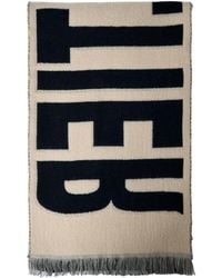 Jean Paul Gaultier - Logo-Detail Knitted Scarf - Lyst