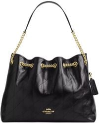 COACH - Evelyn Shoulder Bag With Quilting - Lyst