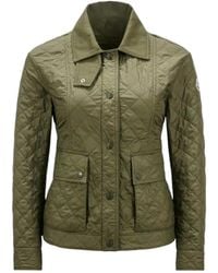 Moncler - Galene Logo Patch Quilted Jacket - Lyst