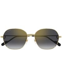 Cartier - Round-Frame Sunglasses - Lyst