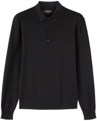 Loro Piana - Long-Sleeved Polo Sweater - Lyst