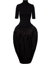 Magda Butrym - Turtleneck Midi Dress - Lyst