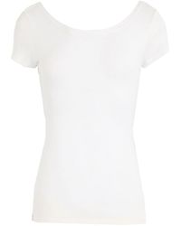 MAX&Co. - Lightweight Knit Short Sleeve Top - Lyst