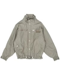 The Attico - The High Neck Zip Bomber Jacket - Lyst