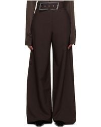 16Arlington - Buckle Belt Casual Pants - Lyst