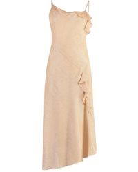 Victoria Beckham - Ruffle-Detail Asymmetrical Dress - Lyst