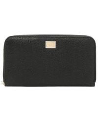 Dolce & Gabbana - Logo Plaque Zip-Around Wallet - Lyst