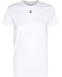Vivienne Westwood - Orb Logo-Embroidered Crewneck T-Shirt - Lyst
