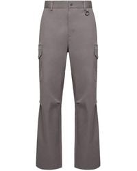Moncler - Button Detailed Straight-Leg Pants - Lyst