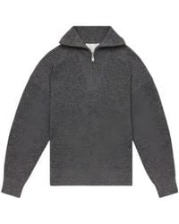 Isabel Marant - Ribbed Zip-Neck Sweater - Lyst