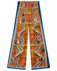 CASABLANCA - Escalier Print Pants - Lyst