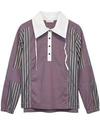 Dries Van Noten - Long-Sleeved Half-Button Shirt - Lyst