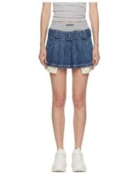 Marissa Chiara - Denim Skirt - Lyst
