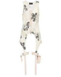 Simone Rocha - Sequined Zip-Up Tulle Top - Lyst