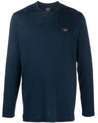 Paul & Shark - Logo Patch Long-Sleeve Top - Lyst