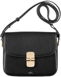 A.P.C. - Grace Logo Printed Small Shoulder Bag - Lyst