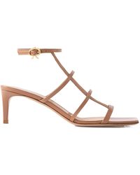 Gianvito Rossi - Mondry 55Mm Leather Sandals - Lyst