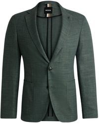 BOSS - Long-Sleeved Suit Jacket - Lyst