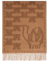 Max Mara - Wsteddy Fringed Edge Scarf - Lyst