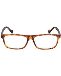 Moncler - Eyewear Rectangular Frame Glasses - Lyst