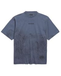Balenciaga - Painted Dry Medium Fit T-Shirt - Lyst