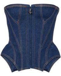 Vivienne Westwood - Denim Corset - Lyst