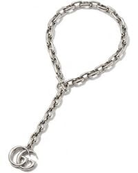 Gucci - Gg Marmont Pendant Chain Necklace - Lyst