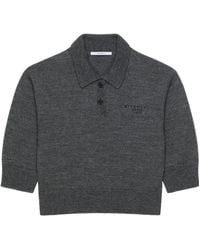 Givenchy - Logo Detailed Short-Sleeve Knit Polo Shirt - Lyst