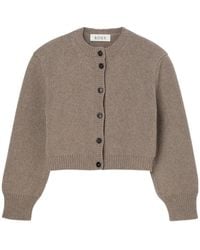 Rohe - Ribbed-Knit Cropped Cardigan - Lyst