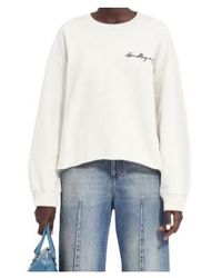 MM6 by Maison Margiela - Handwritten-Printed Sweatshirt - Lyst