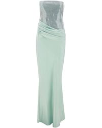 retroféte - Retrofete Alexandra Draped Strapless Dress - Lyst