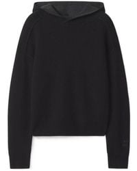 Maison Kitsuné - Knitted Raglan-Sleeve Hoodie - Lyst