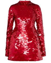 Sportmax - Terfrite Sequined Jersey Minidress - Lyst