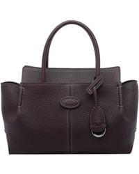 Tod's - Logo Debossed Tote Bag - Lyst