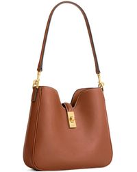 Celine Camille 16 Small Leather Shouler Bag in Brown | Lyst