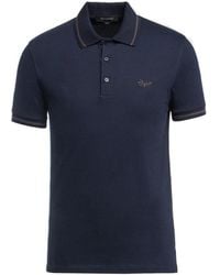 ZEGNA - Logo-Embroidered Polo Shirt - Lyst