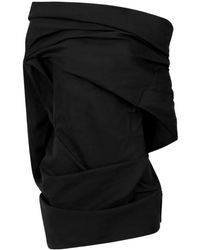 Entire studios - Draped Asymmetric Skirt - Lyst