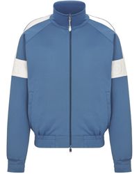 Dior - Homme Zip-Up High Neck Track Jacket - Lyst