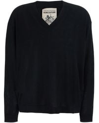 Semicouture - Semi Couture Jade V-Neck Wool Sweater - Lyst