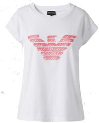 Emporio Armani - Graphic Printed T-Shirt - Lyst