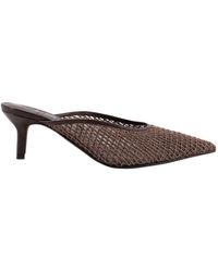 Brunello Cucinelli - Slip On Pointed Toe Sandals - Lyst