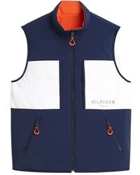 Tommy Hilfiger - Reversible Zip-Thru Regatta Gilet - Lyst