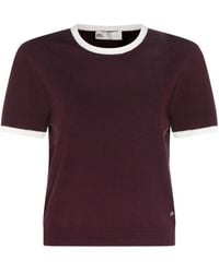 Tory Burch - Short Sleeve Crewneck T-Shirt - Lyst