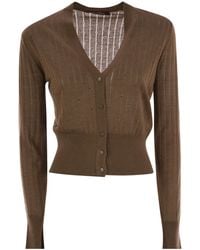 Max Mara - Studio Sequin Embellished Knit Cardigan - Lyst