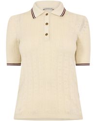 Moncler - Short Sleeve Polo Shirt - Lyst