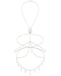 Rabanne - Tone Crystal Body Chain - Lyst