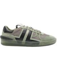 Lanvin - Clay Lace-Up Sneakers - Lyst