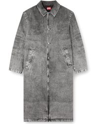 DIESEL - D-Jack-S1 Single-Breasted Coat - Lyst