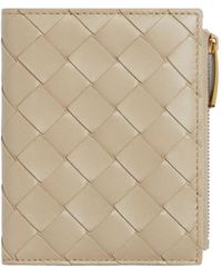 Bottega Veneta - Intrecciato Small Bi-Fold Wallet - Lyst